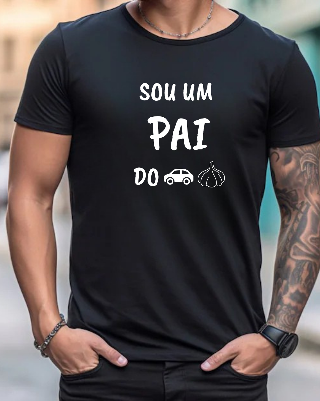 T-shirt - Sou um pai...