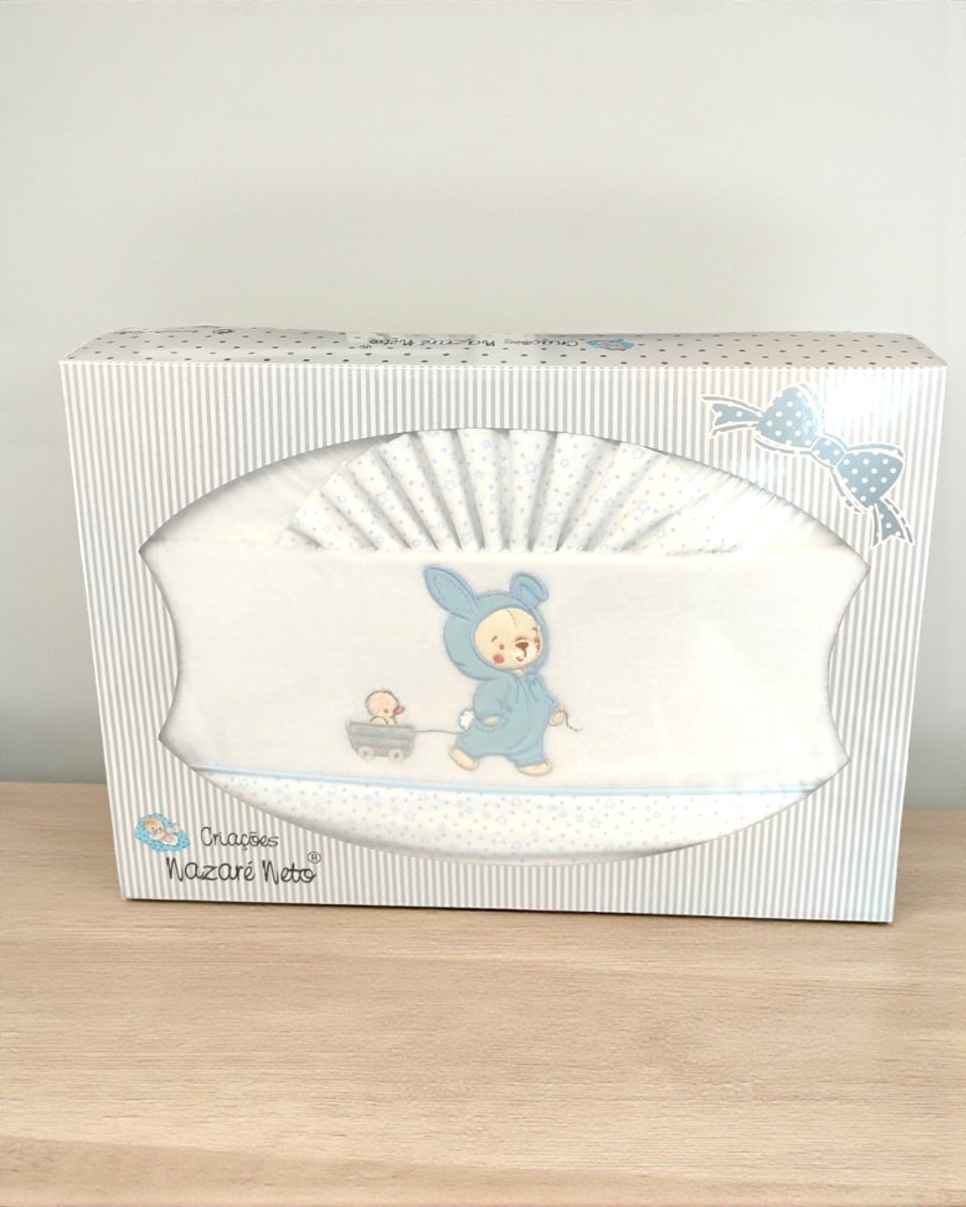 Lençóis de flanela Ursinho e patinho