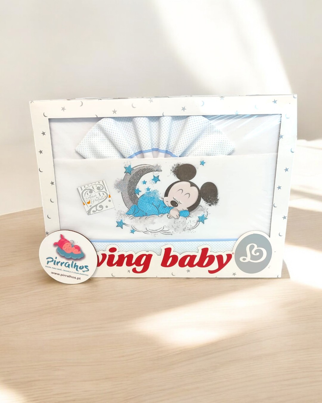 Lençóis de algodão Mickey na Lua - Next to me / alcofa