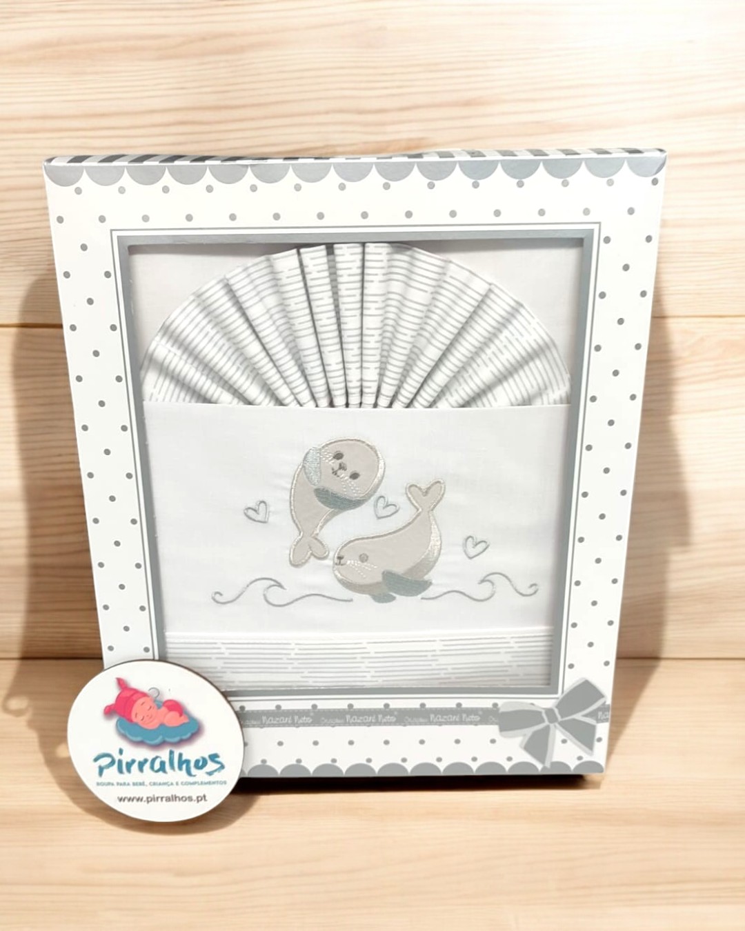 Lençóis de algodão Focas a brincar - Next to me / alcofa