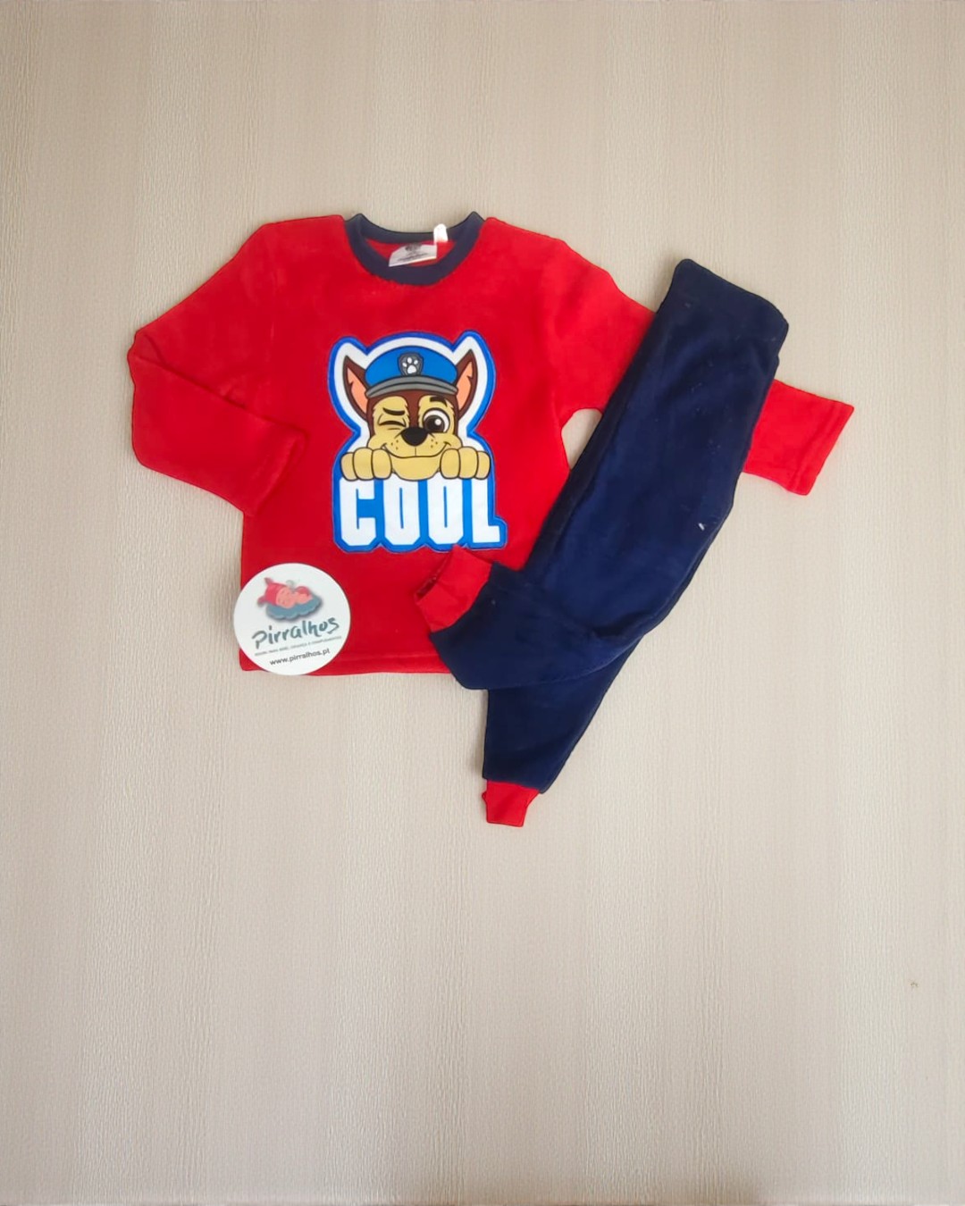 Pijama de coralina Patrulha Pata