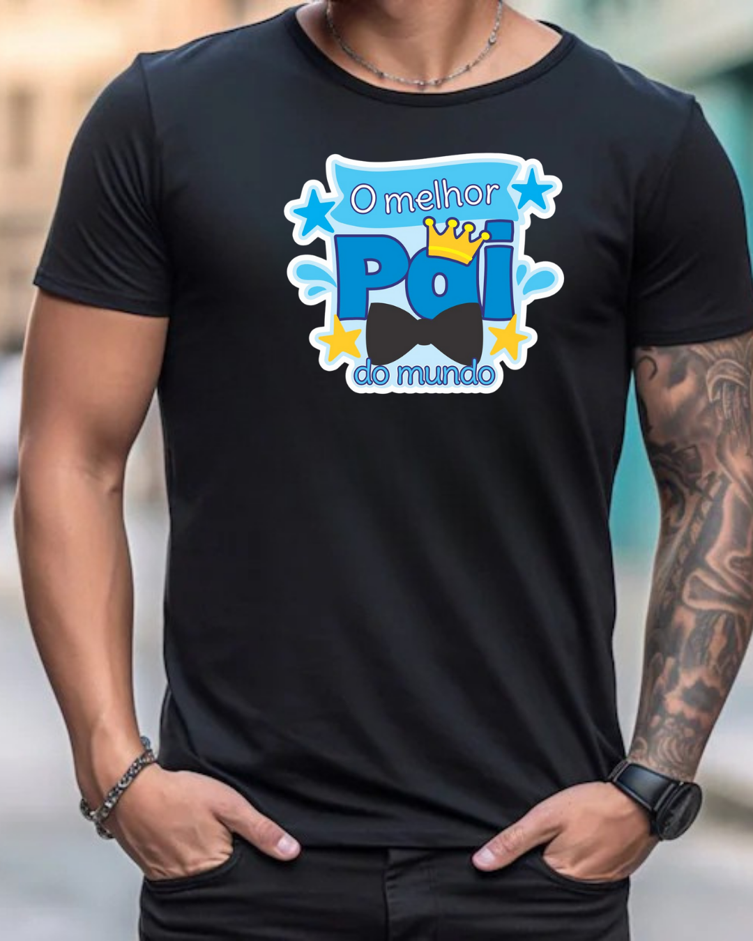 T-shirt - Melhor pai do mundo