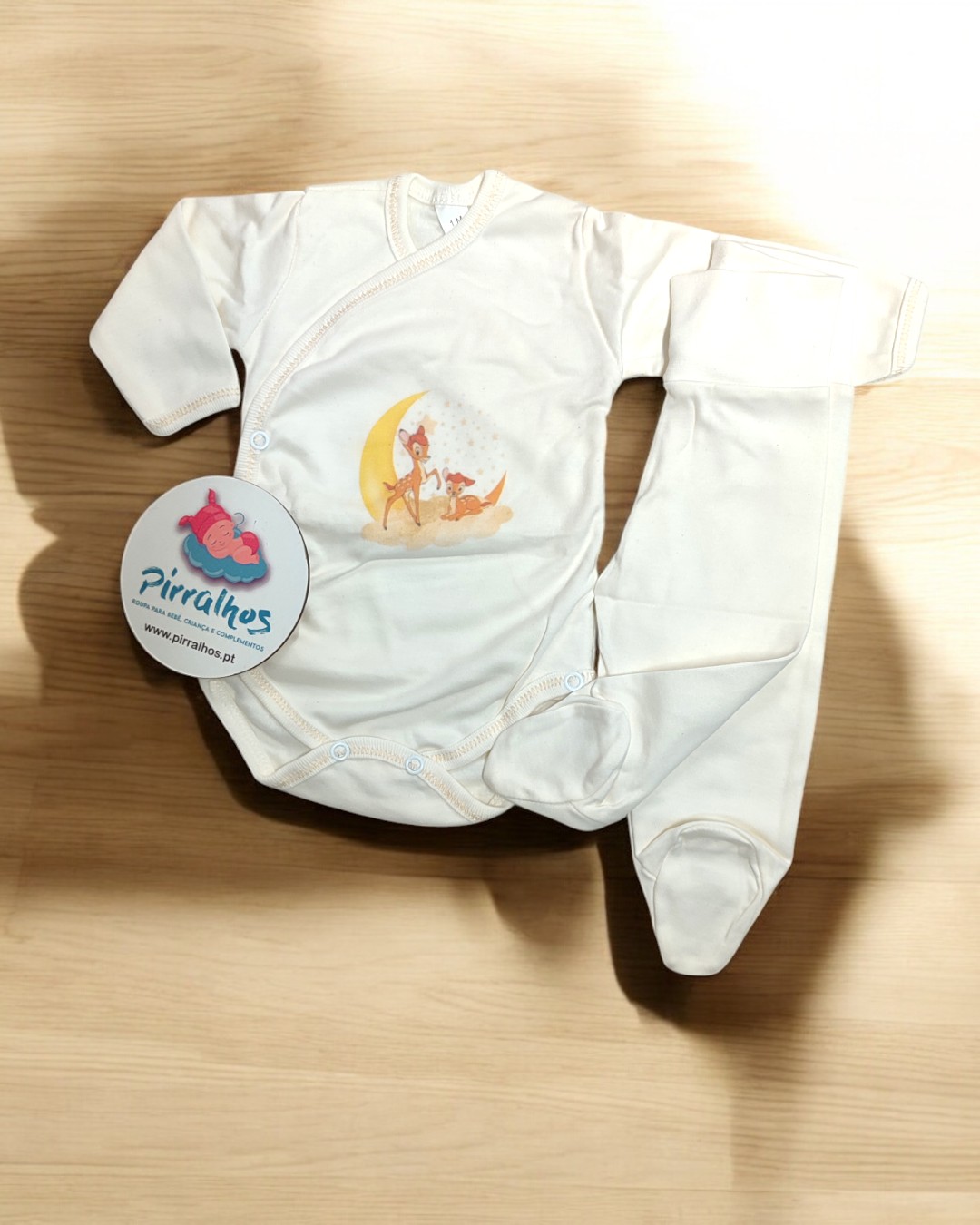 Body com calça cardado Bambi