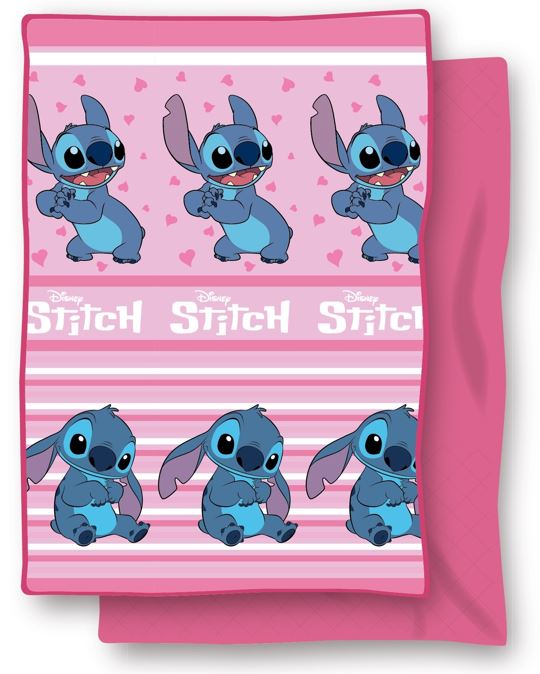 Colcha de verão Stitch Rosa
