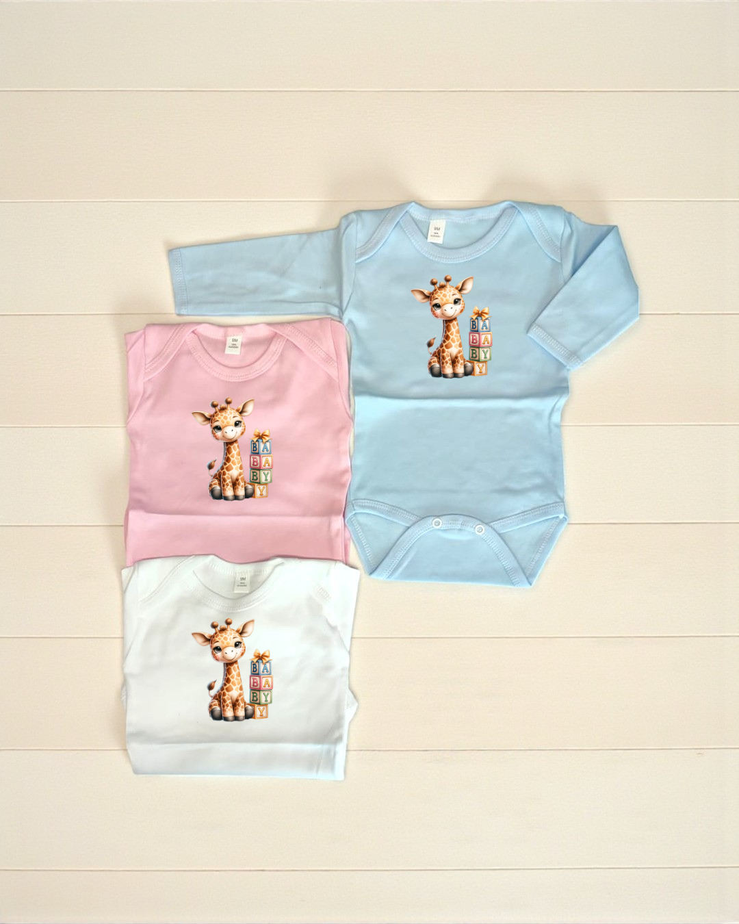 Body cardado - Girafinha Baby - Exclusivo Pirralhos