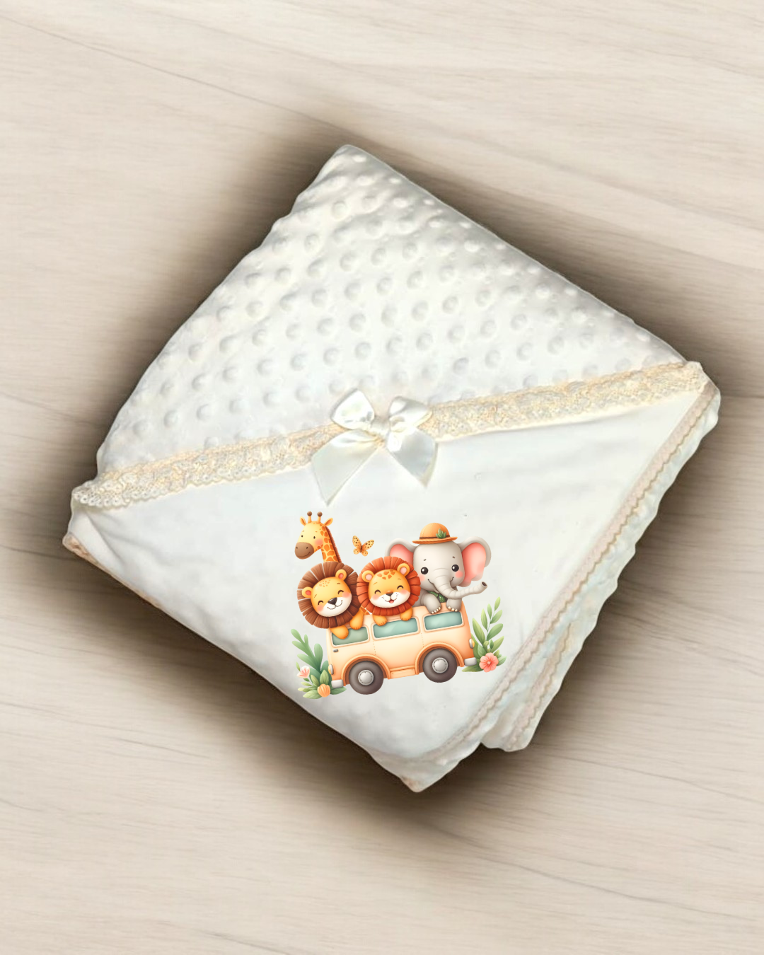 Manta Pipoca Safari - Exclusivo PIRRALHOS - 8 Cores à escolha