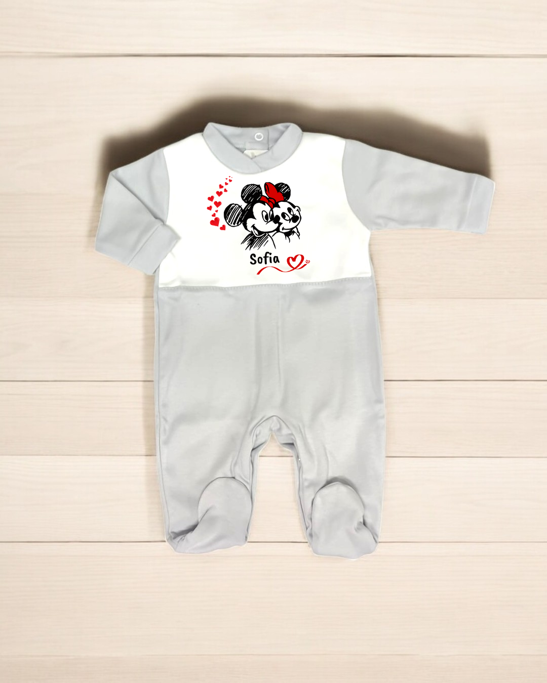 Babygrow Minnie e Mickey