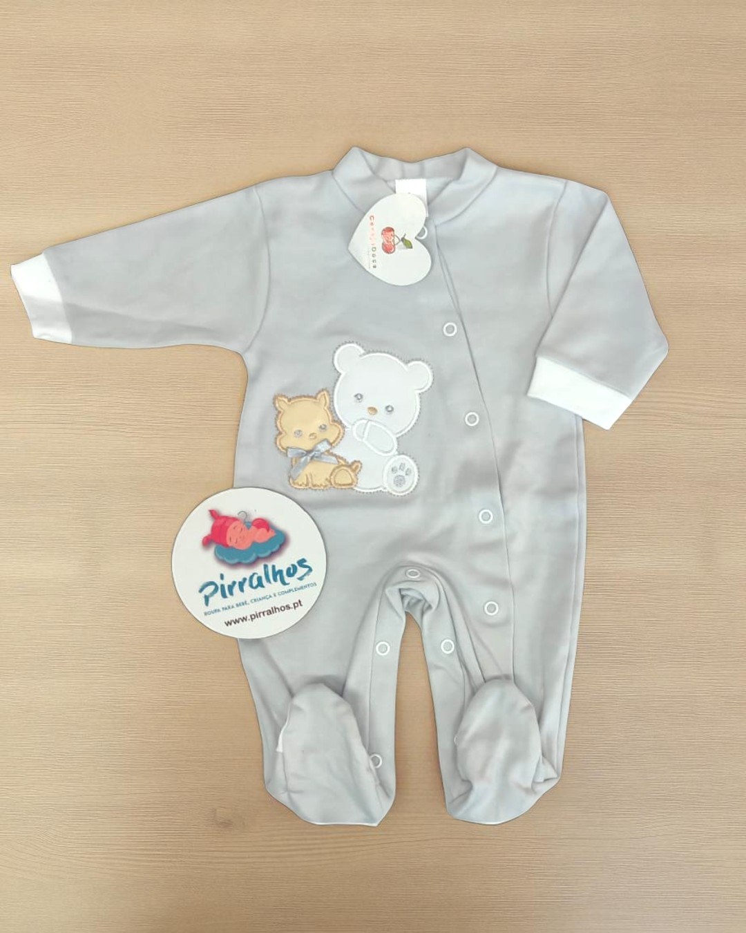 Babygrow de algodão Amigos