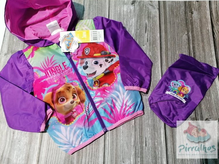 Corta vento / parka Patrulha Pata