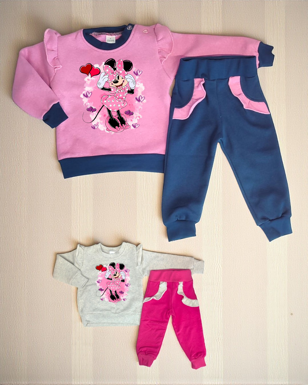 Conjunto cardado Minnie - EXCLUSIVO PIRRALHOS