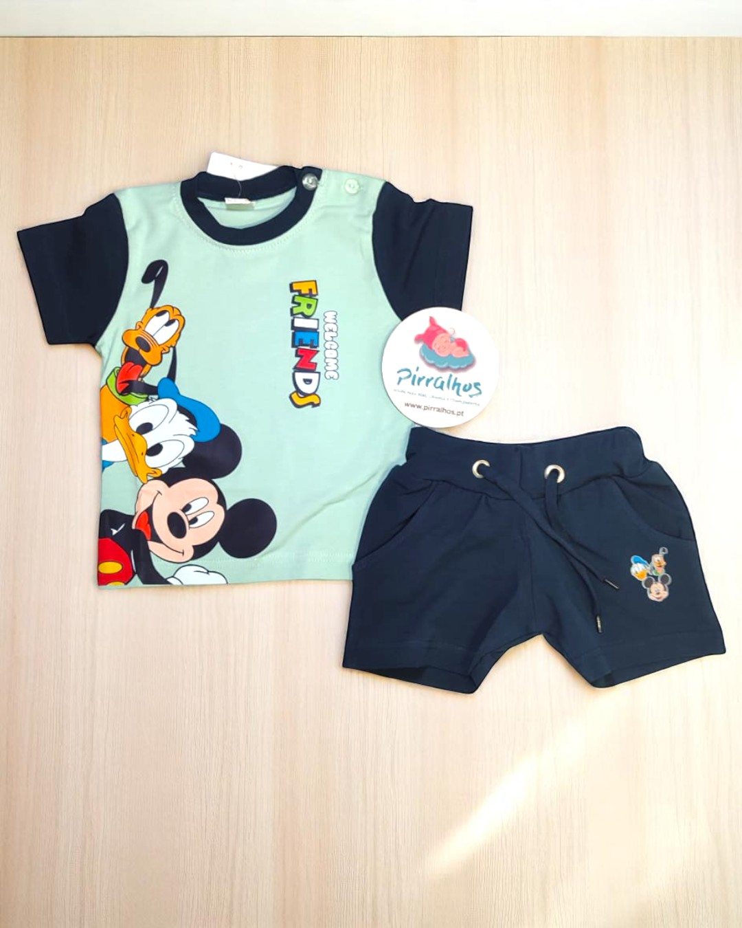 Conjunto Mickey - Welcome Friends