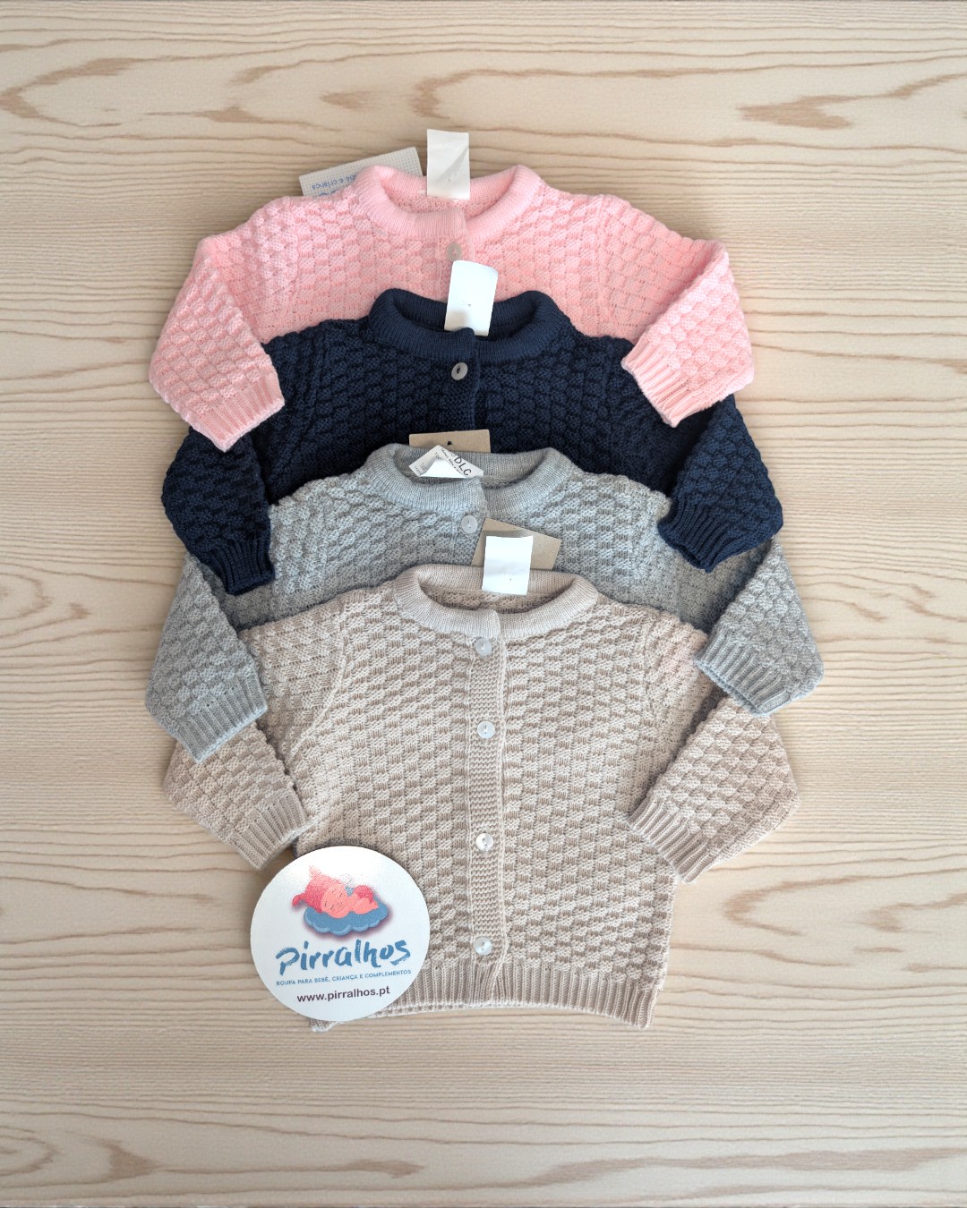 Casaco de Malha para recém nascido