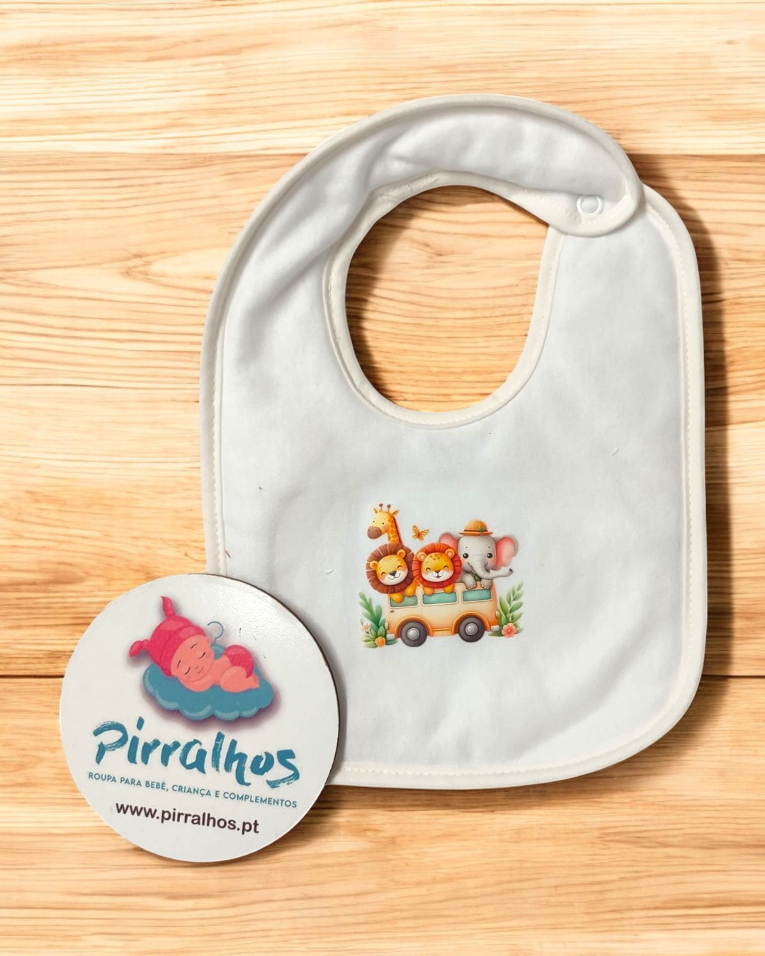 Babete impermeável Safari - 15 cores à escolha, Exclusivo Pirralhos