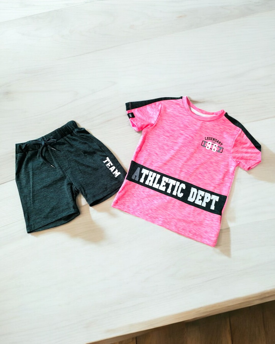 Conjunto Athletic Rosa coral