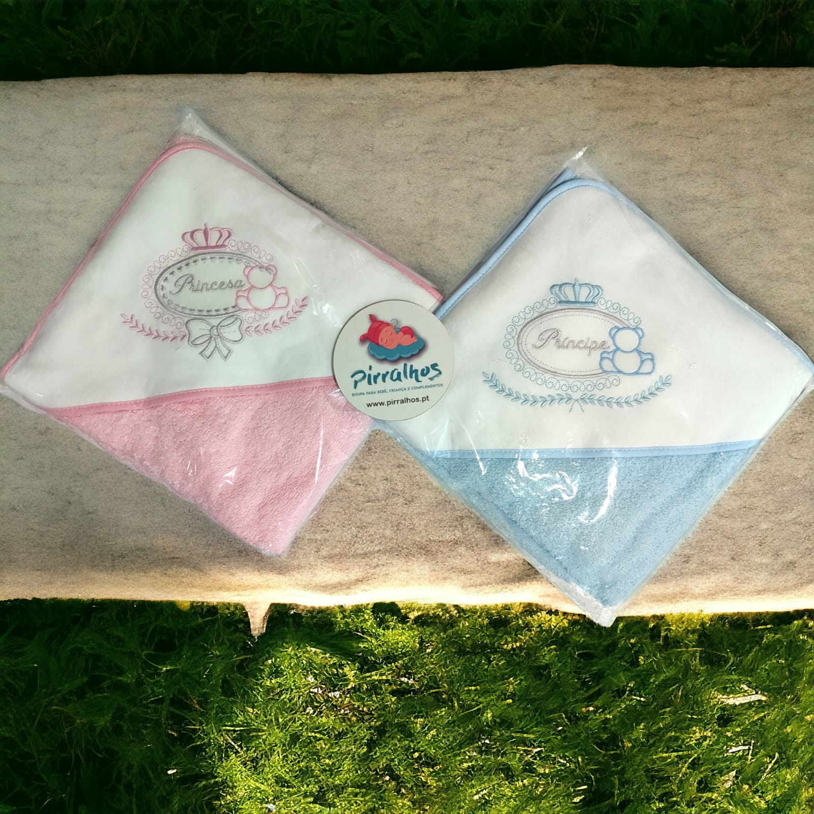 Toalha de banho Princesa/ Principe