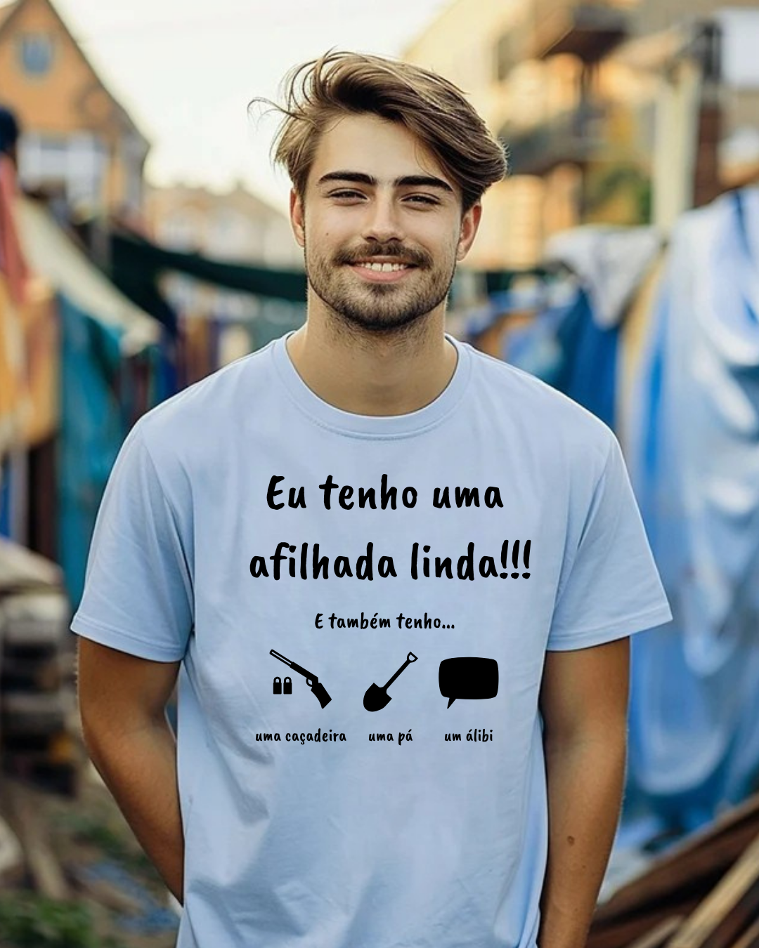 T-shirt - Tenho uma afilhada linda!