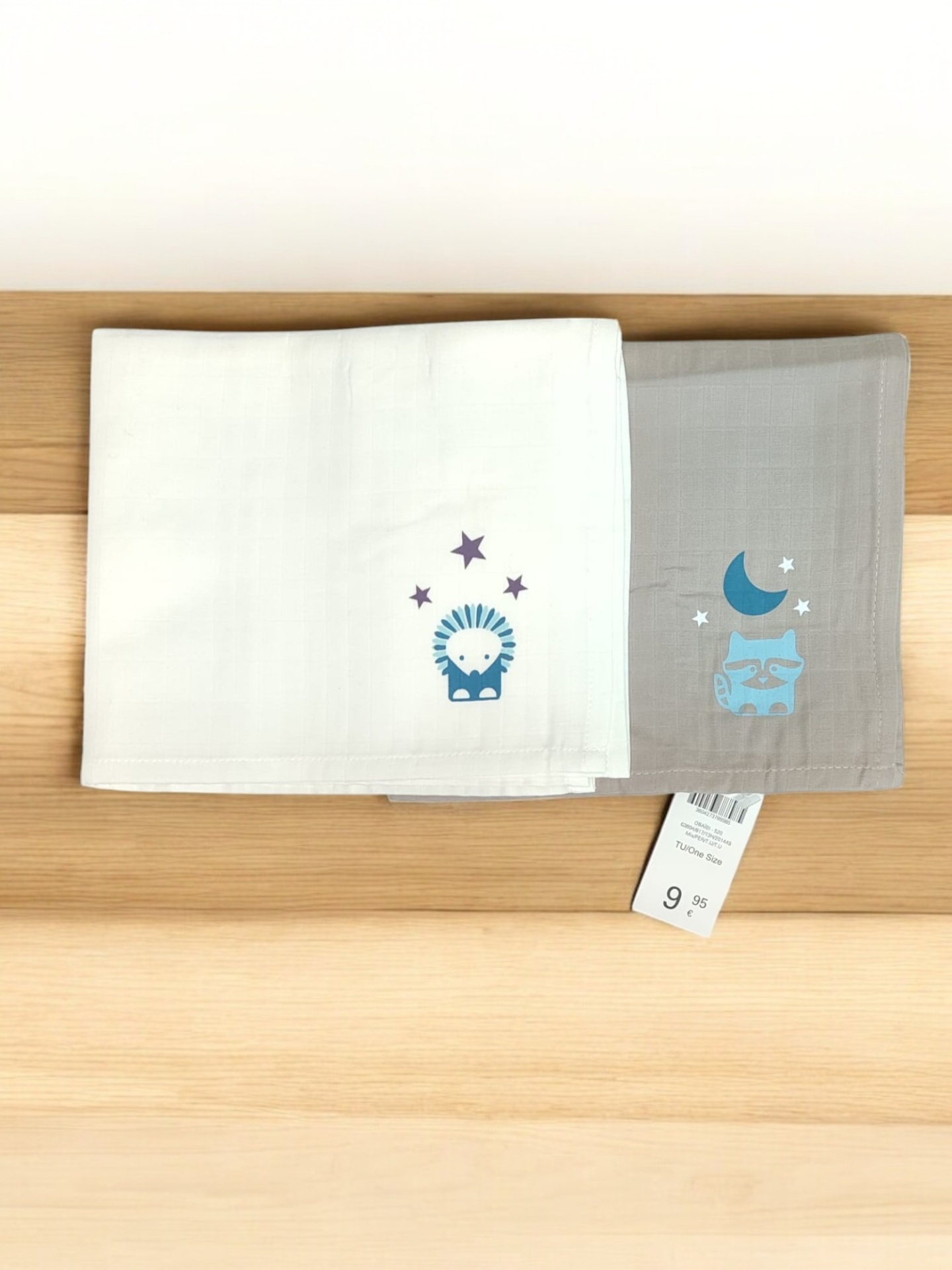 Pack de musselinas (fraldas) animais