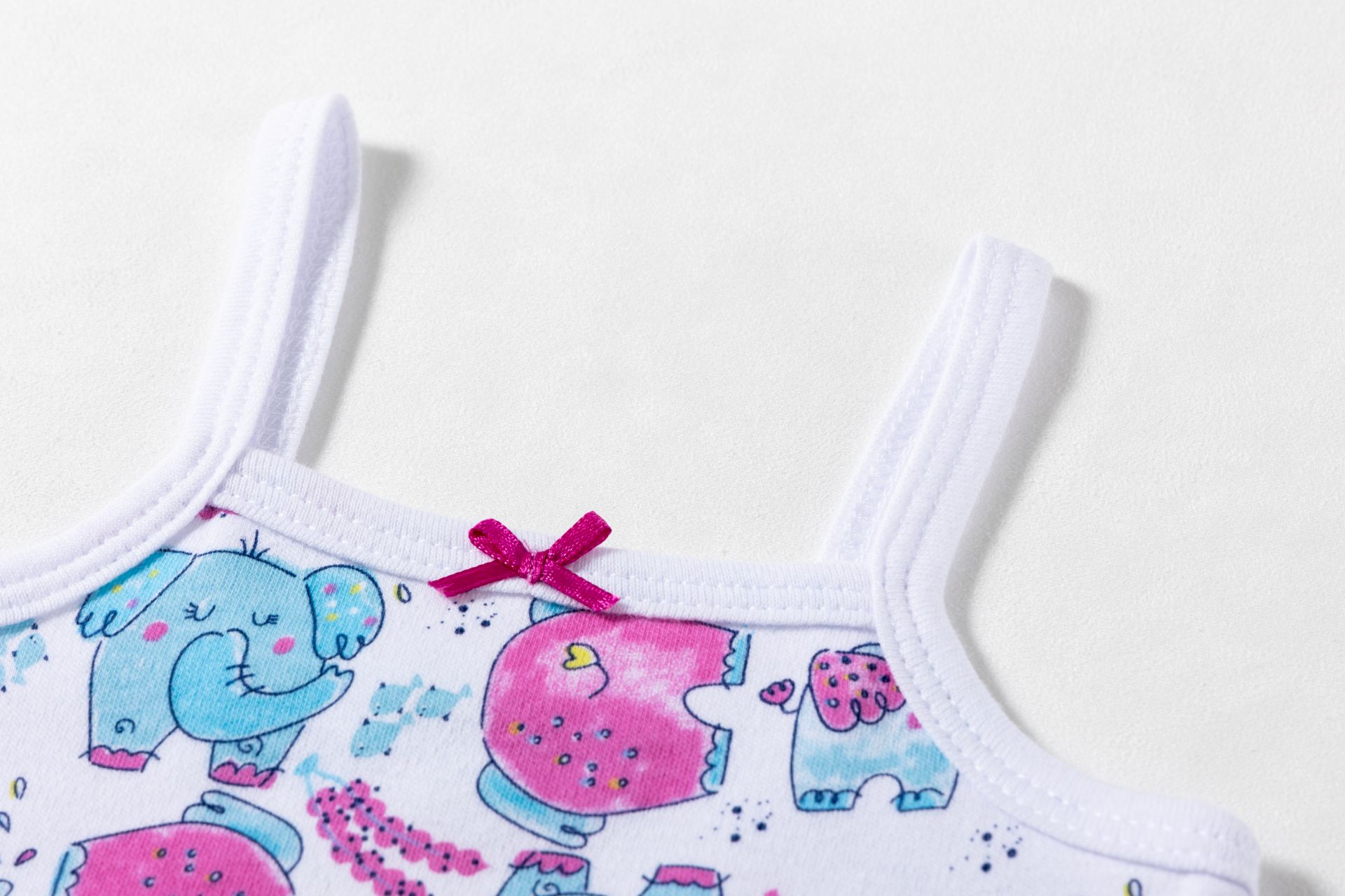 Pack de 2 bodys de alça Elefantes coloridos