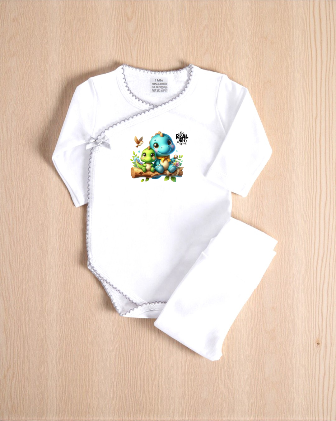 Body com calça cardado Pai e Filho