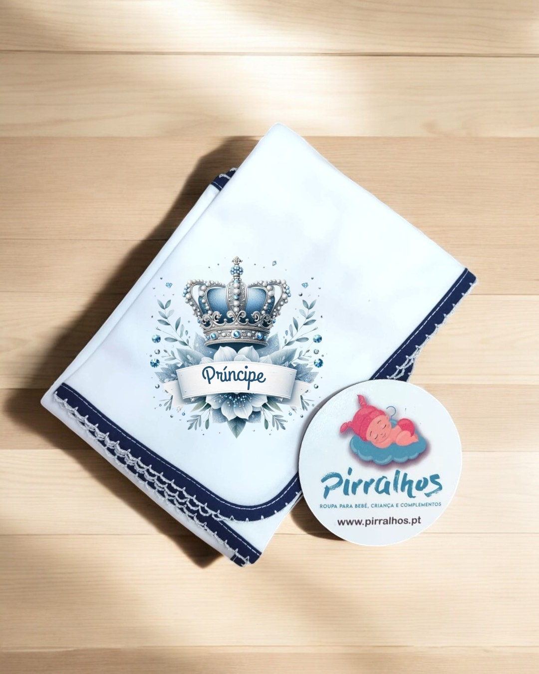 Fralda de algodão Príncipe - EXCLUSIVA PIRRALHOS - 14 cores à escolha