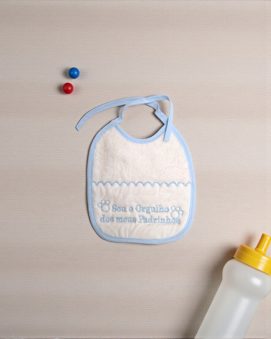 Babete impermeável Sou o orgulho dos meus Padrinhos