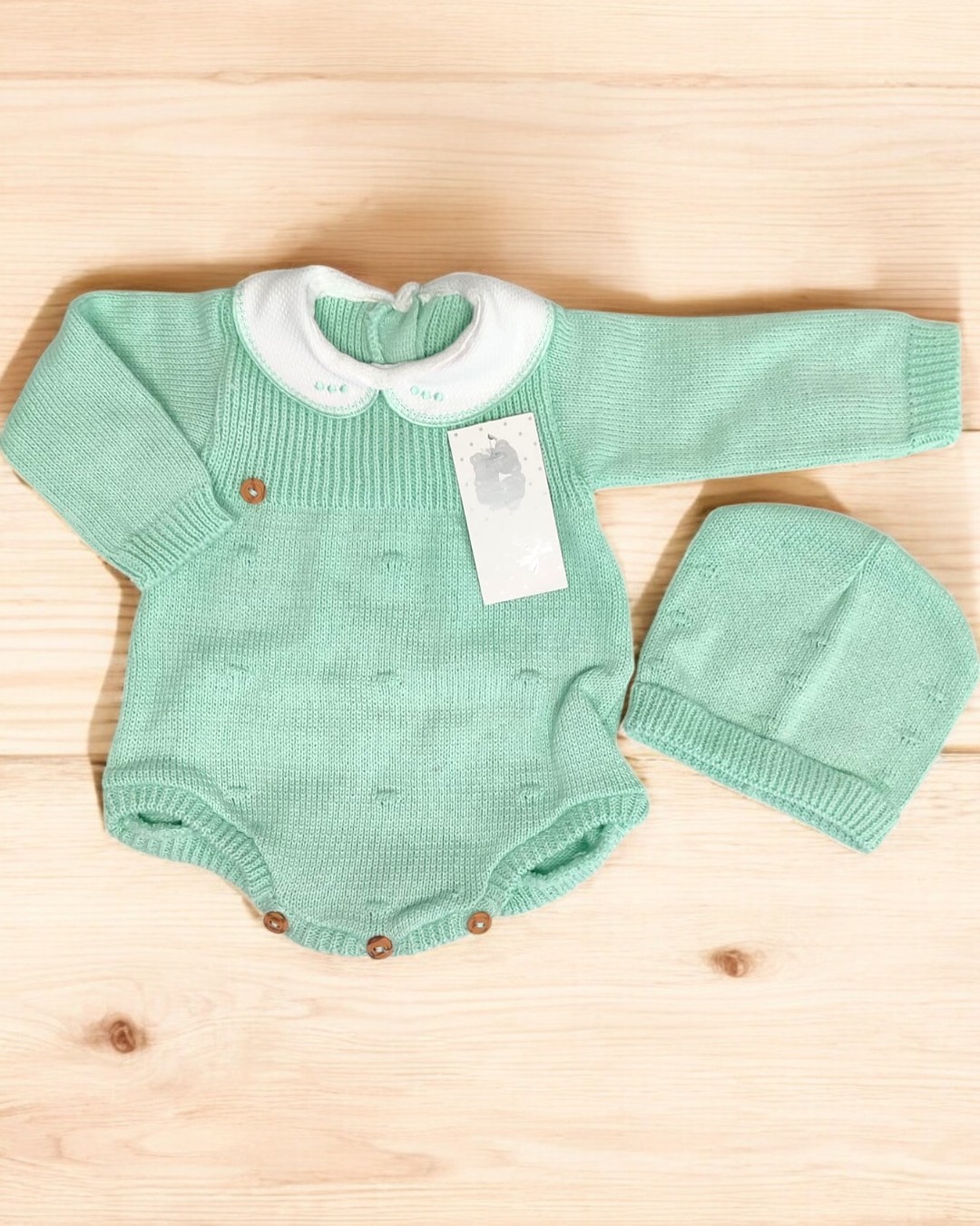 Fofo de malha com gorro