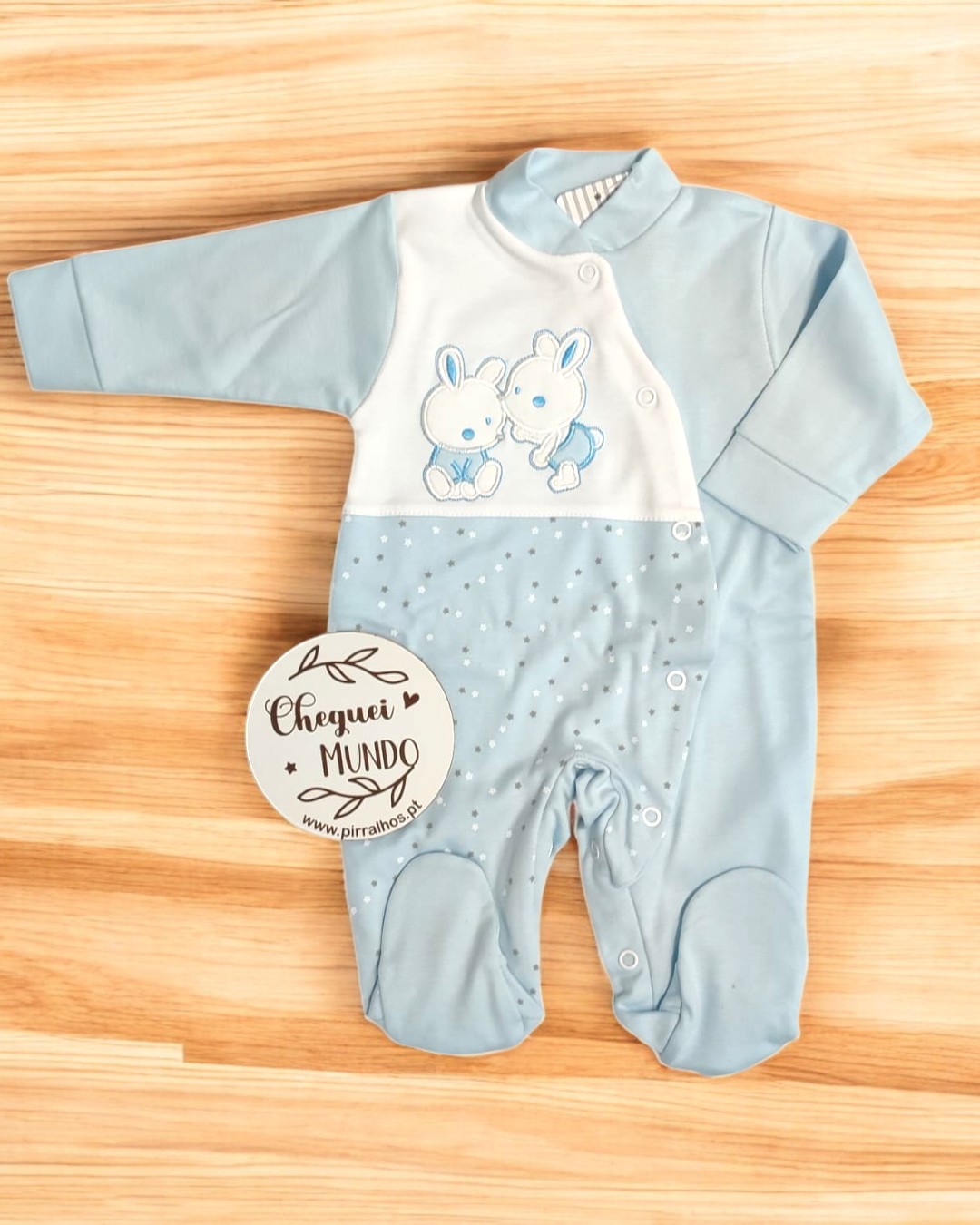 Babygrow de algodão Namorados