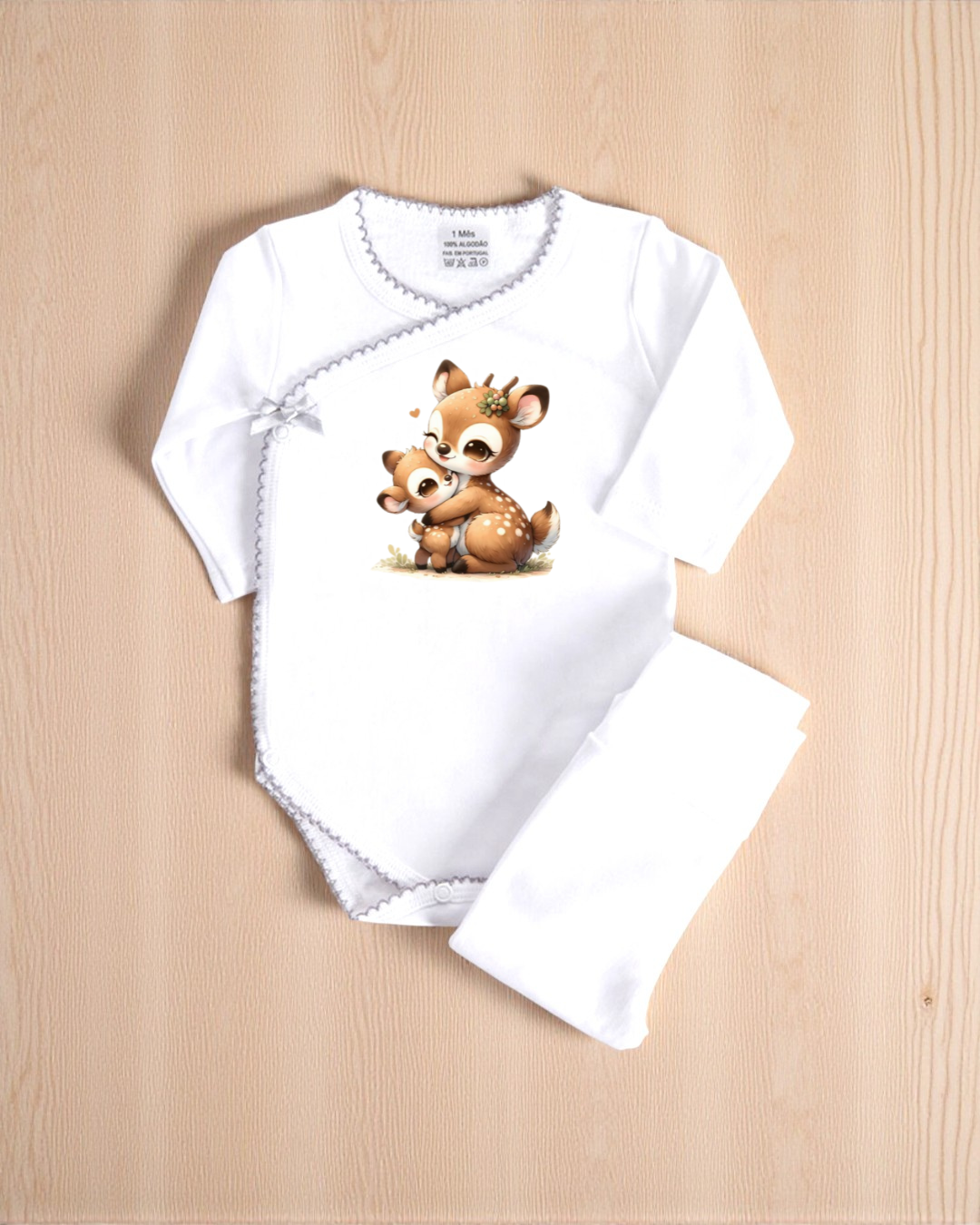 Body com calça cardado Bambis