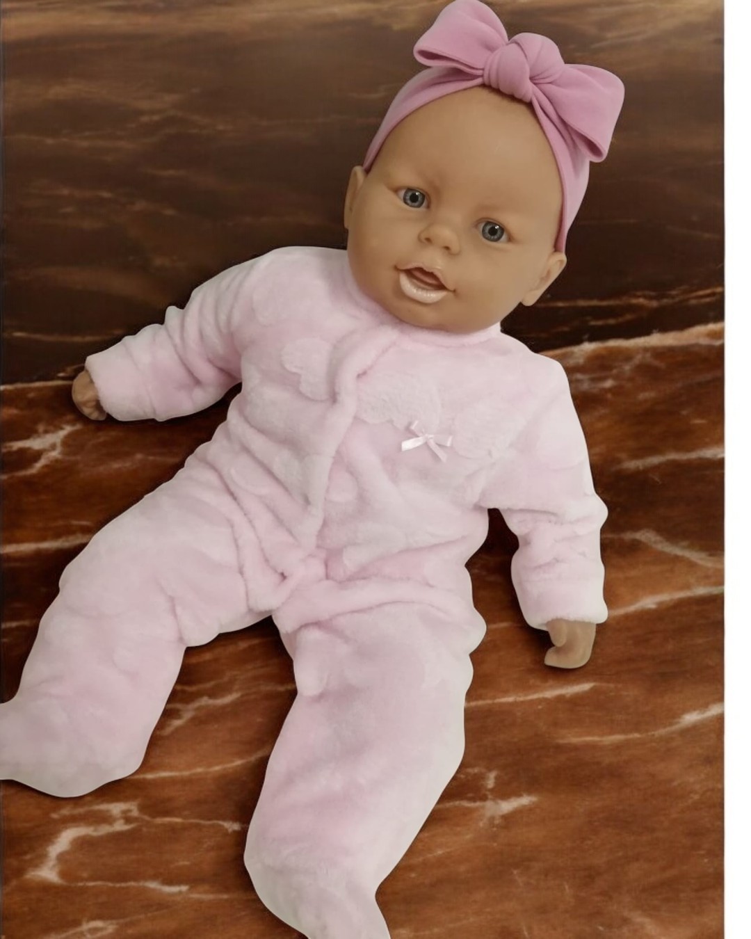 Babygrow de coralina (térmico) corações