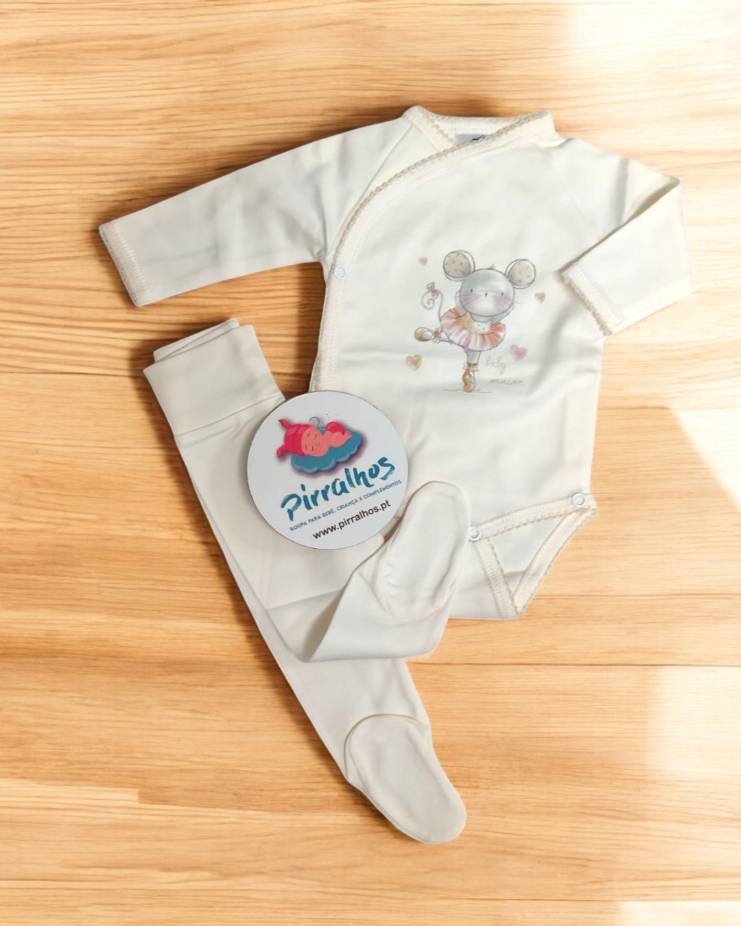 Body com calça sem carda ratinha bailarina