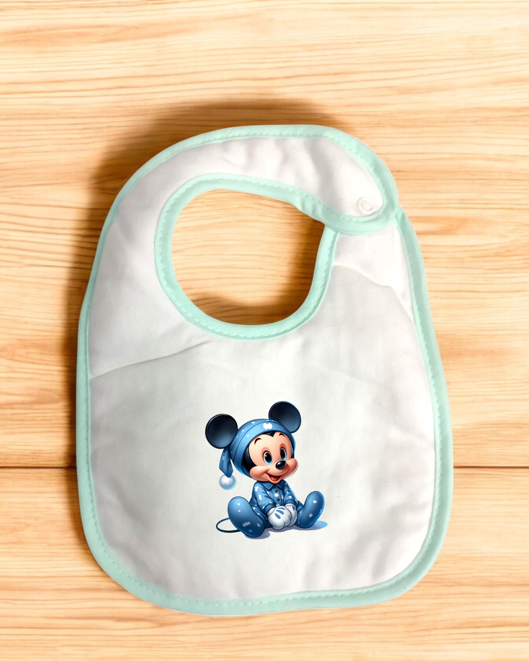 Babete impermeável Mickey Pijama - 15 cores à escolha, Exclusivo Pirralhos
