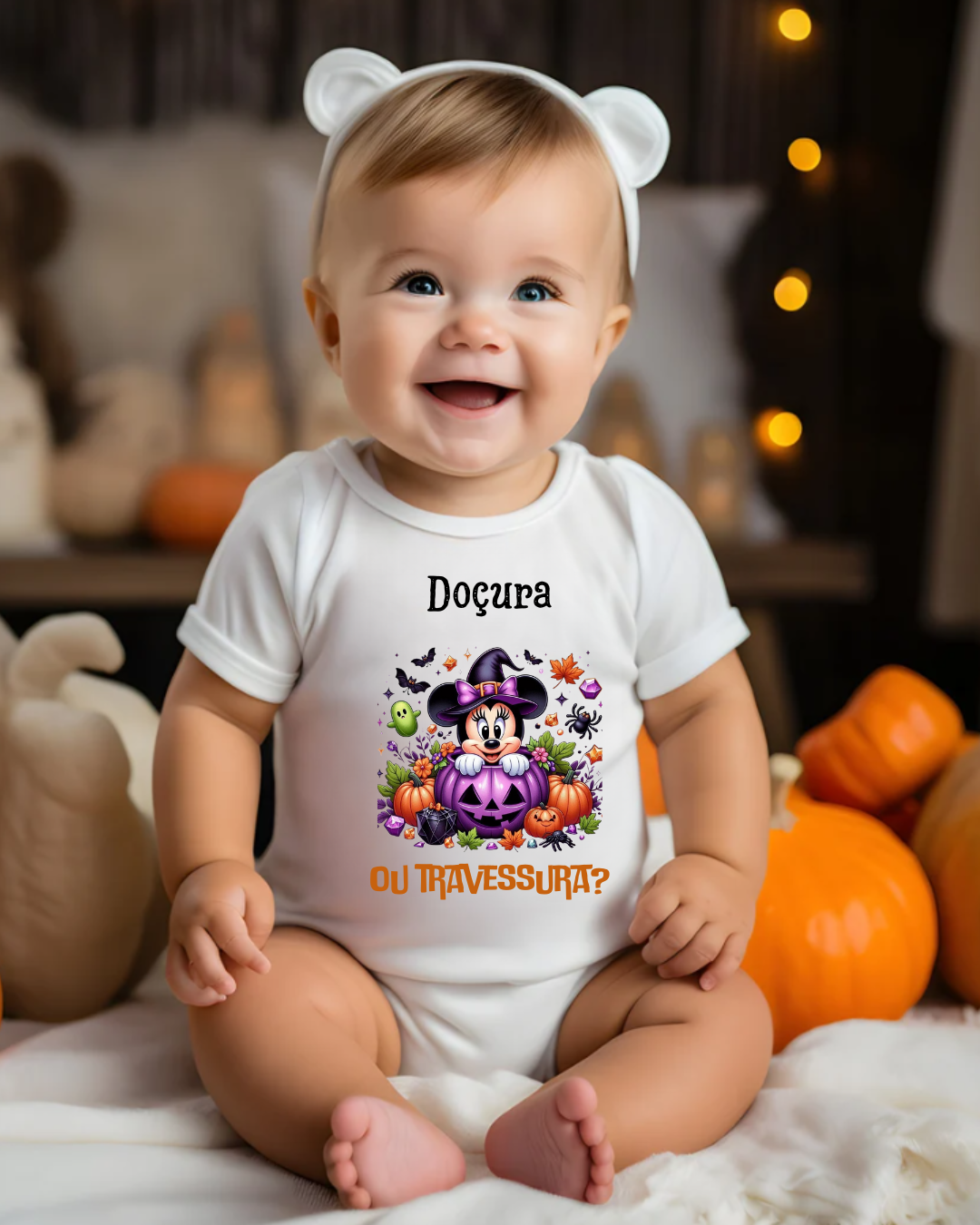 Body ou T-shirt - Minnie - Doçura ou Travessura?