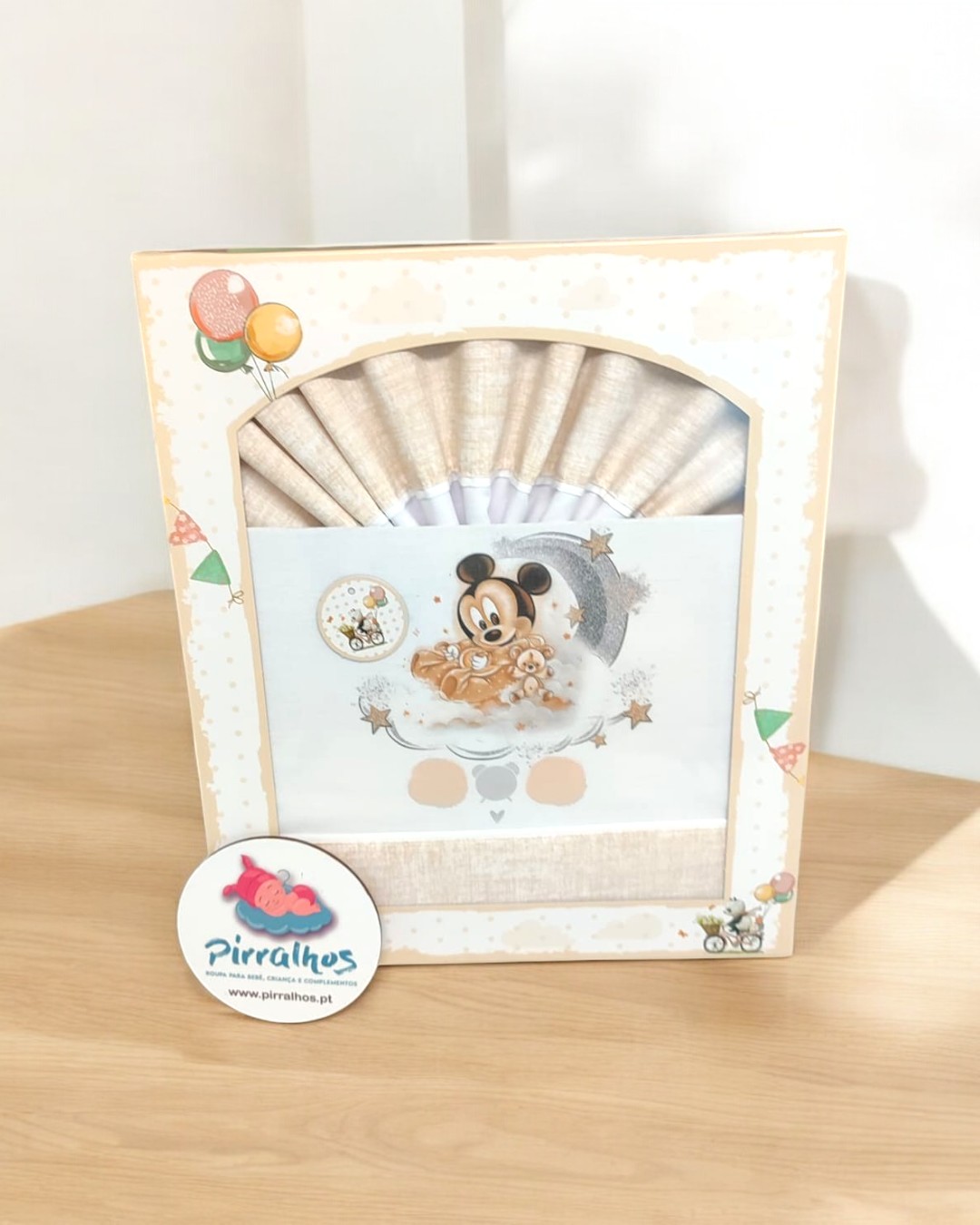 Lençóis de algodão Mickey a brincar- Next to me / alcofa