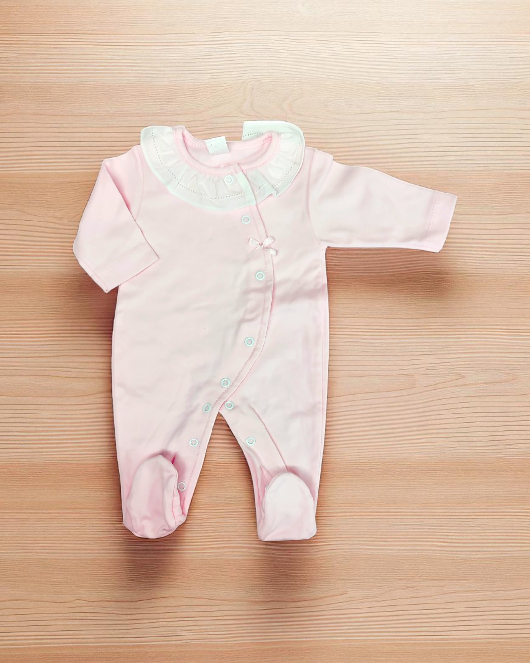 Babygrow de algodão Golinha e laço
