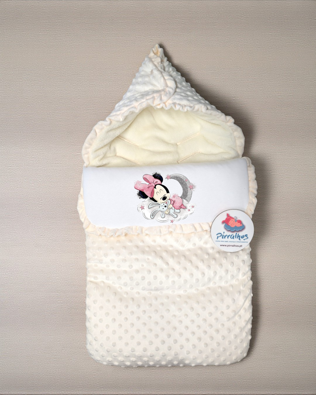 Saco de ovo/ Saco de dormir/ saco de transporte Minnie na lua