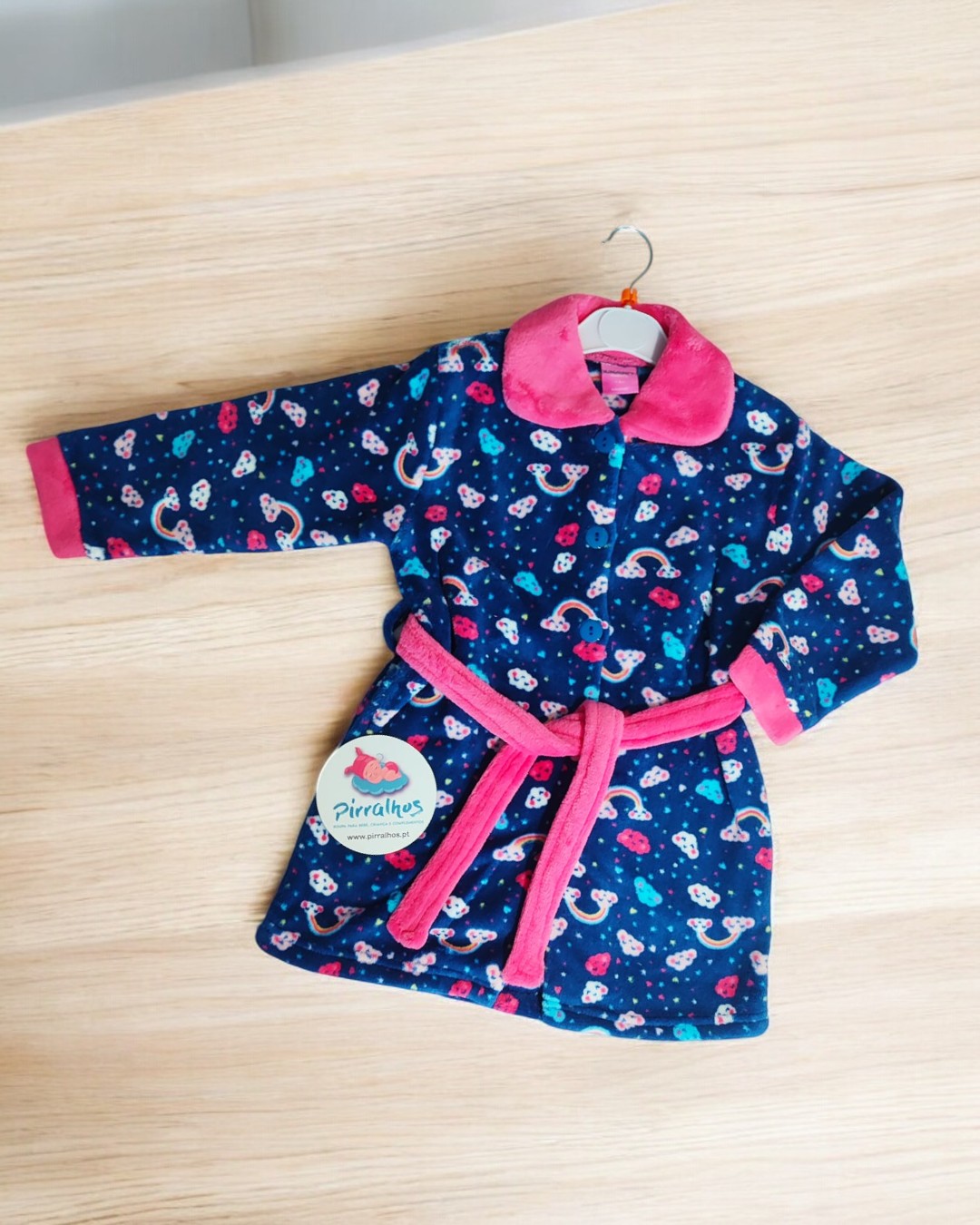 Roupão de coralina Arco íris