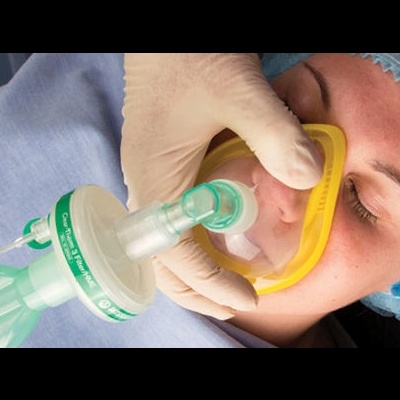 Máscara facial de anestesia