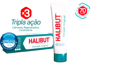 Óxido de zinco (Halibut) Pomada 150 mg/g