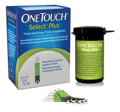 Tiras para teste de glicémia OneTouch Select Plus