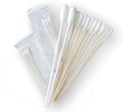 Aplicador 10mm (grande) algodão/plástico
