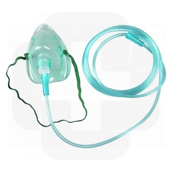 Máscara oxigénio com tubo