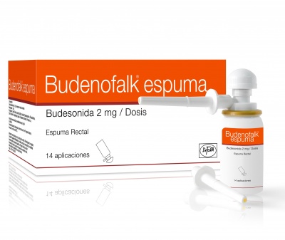 Budesonida (Budenofalk) Espuma rectal 2 mg/dose
