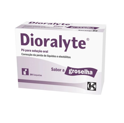 Electrólitos + Glucose (Dioralyte) Associação