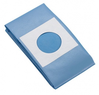 Campo cirúrgico c/óculo adesivado 50x60cm