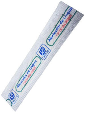 Espátula lingual de madeira Estéril