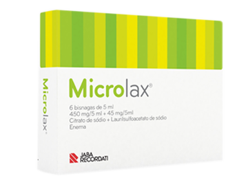 Citrato de sódio + Laurilsulfoacetato de sódio (Microlax) Solução retal