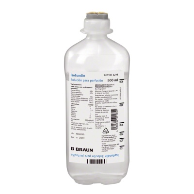 Electrólitos (Isofundin) Associação