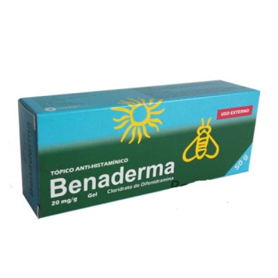 Difenidramina (Benaderma) Gel 20 mg/g