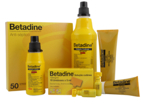 Betadine solução cutânea (Amarelo)
