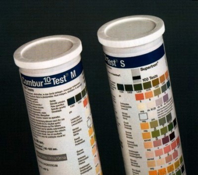 Tiras de Teste COMBUR 10 Parâmetros